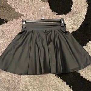Leather skirt